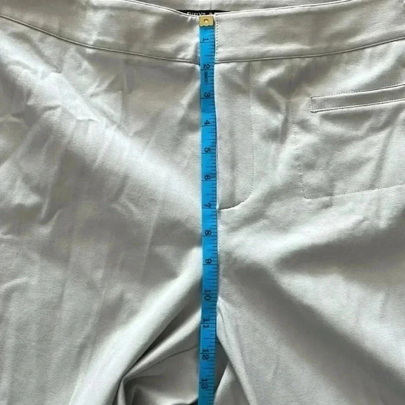 ❤️Host Picks❤️[14]Evelyn&Arthur Light Gray Cropped/Ankle Stretch Chino Pants - Picture 6 of 11